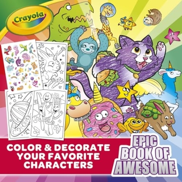 Crayola Epic Book of Awesome Coloring - 288 Pages of Fun