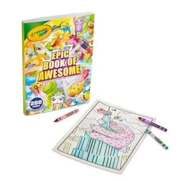 Crayola Epic Book of Awesome Coloring - 288 Pages of Fun