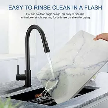 YUXSM Elegant Stone Drying Mat for Kitchen Counter