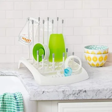 Munchkin Baby Bottle Drying Rack - Compact & Foldable Solution