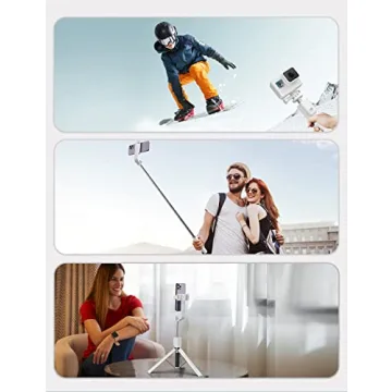 Selfie Stick Tripod with Remote for iPhone and GoPro