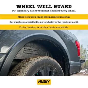 Husky Liners - Rear Wheel Well Guards | 2015-2020 Ford F-150 (Will not fit Raptor) - Black, 2 Pc. | 79121