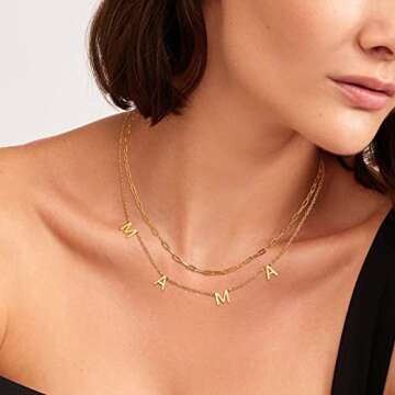 Gold Mama Necklaces - Dainty 18K Gold Plated Jewelry