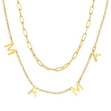 Gold Mama Necklaces - Dainty 18K Gold Plated Jewelry