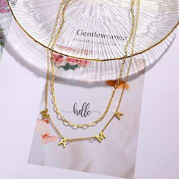 Gold Mama Necklaces - Dainty 18K Gold Plated Jewelry