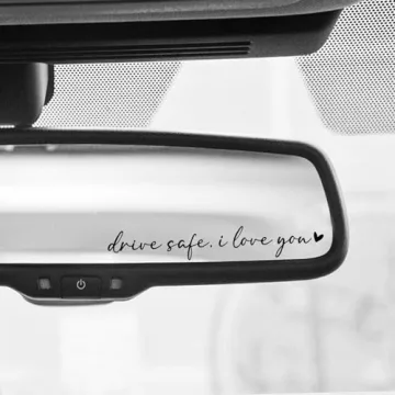 Drive Safe Mirror Decals - Cute Set of 2