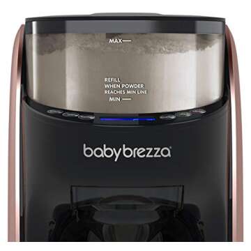 New and Improved Baby Brezza Formula Pro Advanced Formula Dispenser Machine - Automatically Mix a Warm Formula Bottle Instantly - Easily Make Bottle with Automatic Powder Blending, Rose Gold