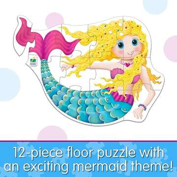 The Learning Journey - My First Big Floor Puzzle - Mermaid - Mermaid Puzzle for Kids - Toddler Games...