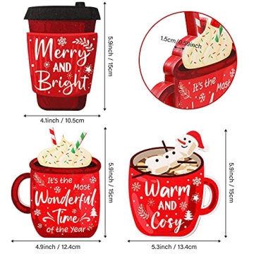 Charming Christmas Tiered Tray Decor Wooden Signs