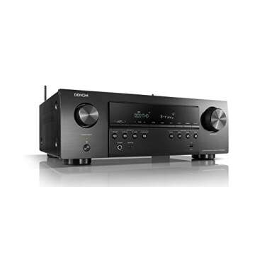 Denon S650H AV Receiver, 5.2 Channel (150W X 5) 4K UHD Home Theater Surround Sound (2019) | Music Streaming | HEOS Built-in | eARC and Upgraded HDCP