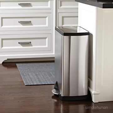 simplehuman 50L Stainless Steel Kitchen Step Trash Can