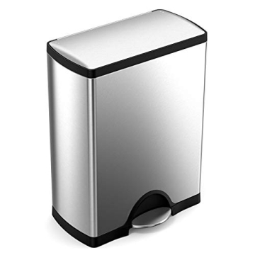 simplehuman 50L Stainless Steel Kitchen Step Trash Can