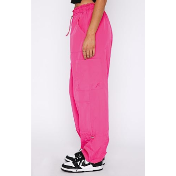 Stylish Waitfairy Womens Parachute Pants for Summer