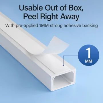 Delamu 56.7in Cord Hider for Simple Cable Management