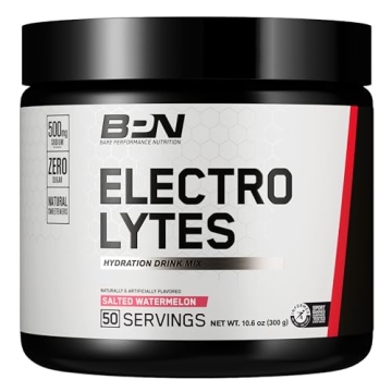 BARE PERFORMANCE NUTRITION Electrolytes Hydration Drink Mix - Salted Watermelon, No Sugar