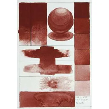 QoR Artist Watercolors by GOLDEN, Cadmium Red Deep, 11 ml Tube, Professional Watercolor Paint, Semi-Opaque