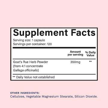 Goat's Rue Lactation Supplement for Milk Supply Increase