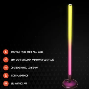 JBL PartyLight Stick - Bluetooth Party Light for Events