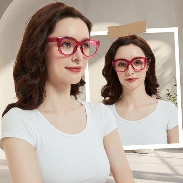 JiSoo Oversized Reading Glasses Stylish Designer Readers