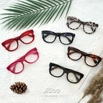 JiSoo Oversized Reading Glasses Stylish Designer Readers