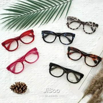 JiSoo Oversized Reading Glasses Stylish Designer Readers