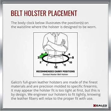 Galco Combat Master Holster for 1911 - Premium Quality