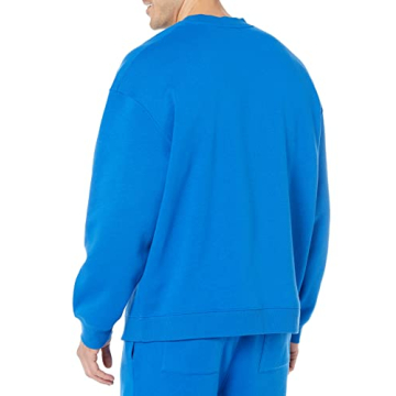 Amazon Essentials Oversized-Fit Crewneck Sweatshirt in Blue
