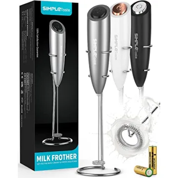 Handheld Milk Frother for Easy Cafe-Quality Drinks