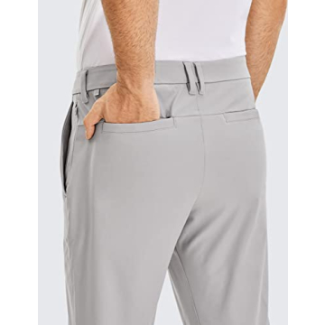 CRZ YOGA Men's All Day Comfy Golf Pants - Lightweight Trousers