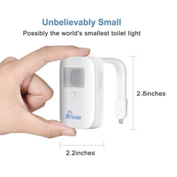 Witshine Toilet Bowl Night Light for Fun Bathroom Experience