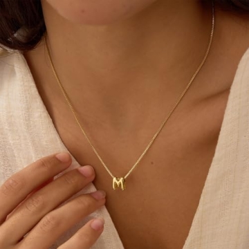 Dainty Gold Initial Necklace - Perfect Personalized Jewelry