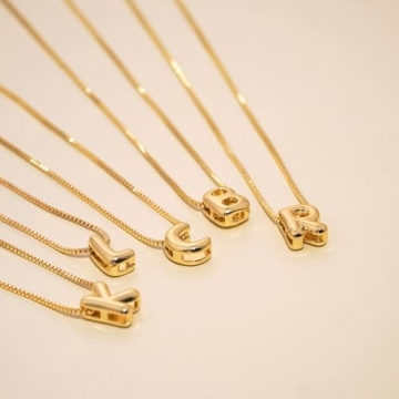 Dainty Gold Initial Necklace - Perfect Personalized Jewelry