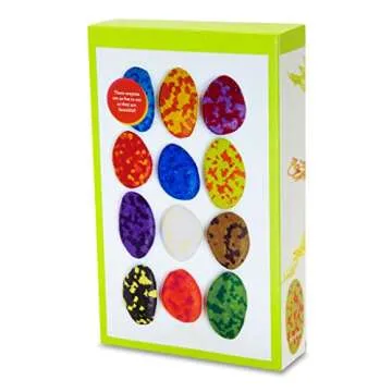 Kid Made Modern Rock Shaped Crayons Fun Arts & Craft Supplies for Kids,Set of 12