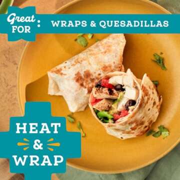 Siete Burrito-Size 11-Inch Tortillas | Grain-Free Burrito Wraps | Pack of 1