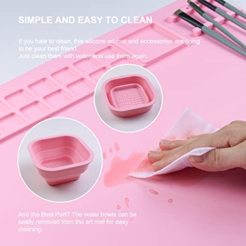 Queceuy Silicone Painting Mat for Creative Projects