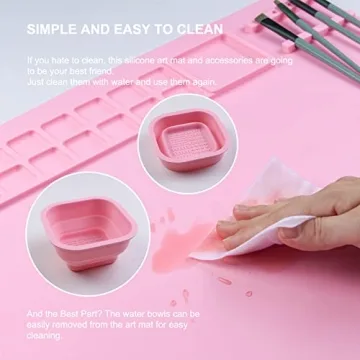 Queceuy Silicone Painting Mat for Creative Projects