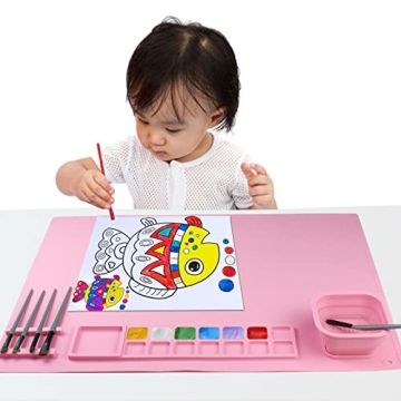 Queceuy Silicone Painting Mat for Creative Projects