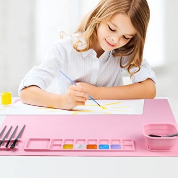 Queceuy Silicone Painting Mat for Creative Projects
