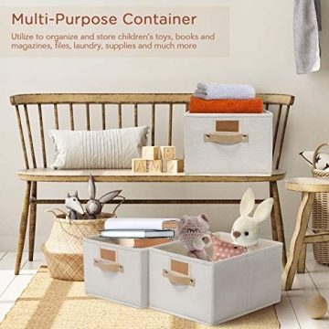 Stylish Foldable Fabric Storage Bins for Home Organization