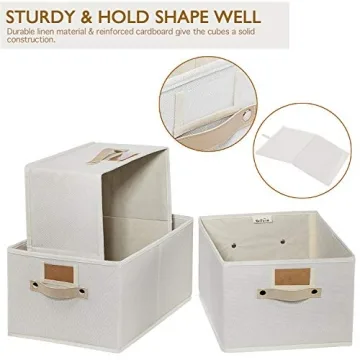 Stylish Foldable Fabric Storage Bins for Home Organization