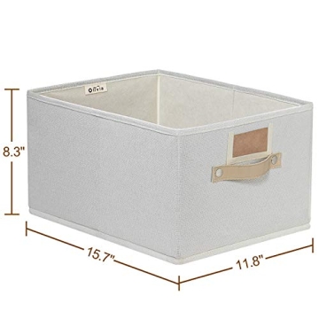 Stylish Foldable Fabric Storage Bins for Home Organization