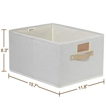 Stylish Foldable Fabric Storage Bins for Home Organization