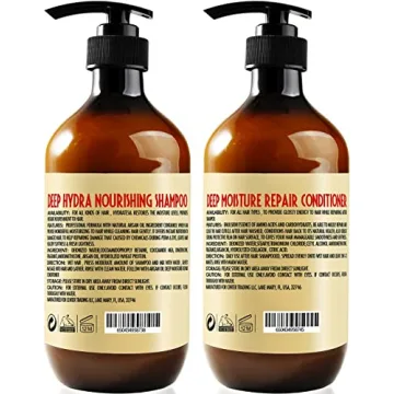 Moisturizing Argan Oil Shampoo and Conditioner Set - Sulfate Free