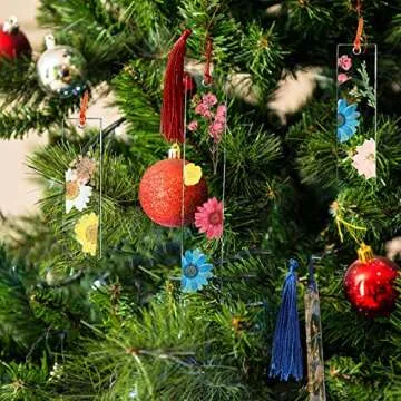 FEBSNOW 20PCS Bookmark Resin Mold Set for DIY