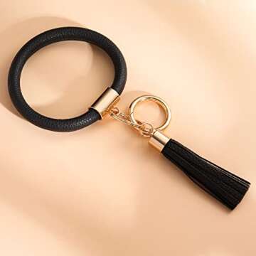 Stylish Hands-Free Key Ring Bracelets for Easy Access