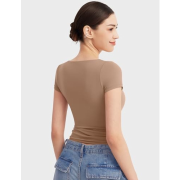 Trendy PUMIEY Sweetheart Neck Top for Summer