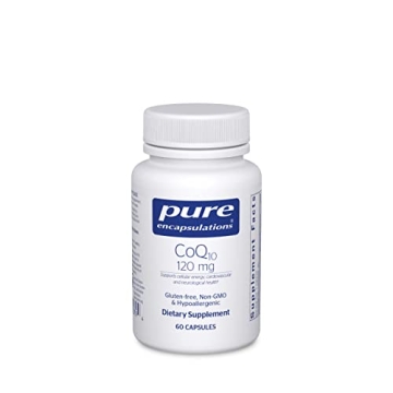 Pure Encapsulations CoQ10 120 mg - Enhance Heart Health, Energy & Antioxidants - 60 Capsules