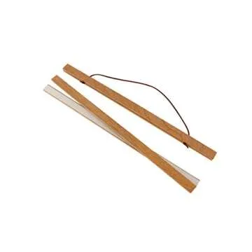 Artmag Magnetic Poster Hanger Frame, 36x24 36x48 36x12 Light Wood Wooden Magnet Canvas Artwork Print Poster Hangers Frames Hanging Kit (Teak Wood, 36")