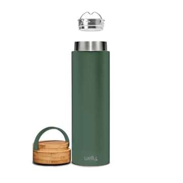 Welly Traveler 20oz | Vacuum Insulated & Infusing Stainless Steel Water Bottle | Triple Wall, Wide Mouth, BPA Free (Sage)