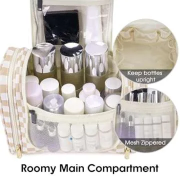 Narwey Large Hanging Toiletry Bag for Women Travel